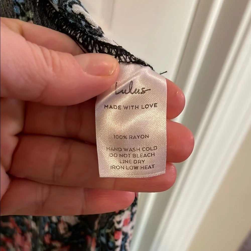 Lulus View from the Meadow Black Floral Print Off-the-Shoulder Dress - Picture 6 of 7